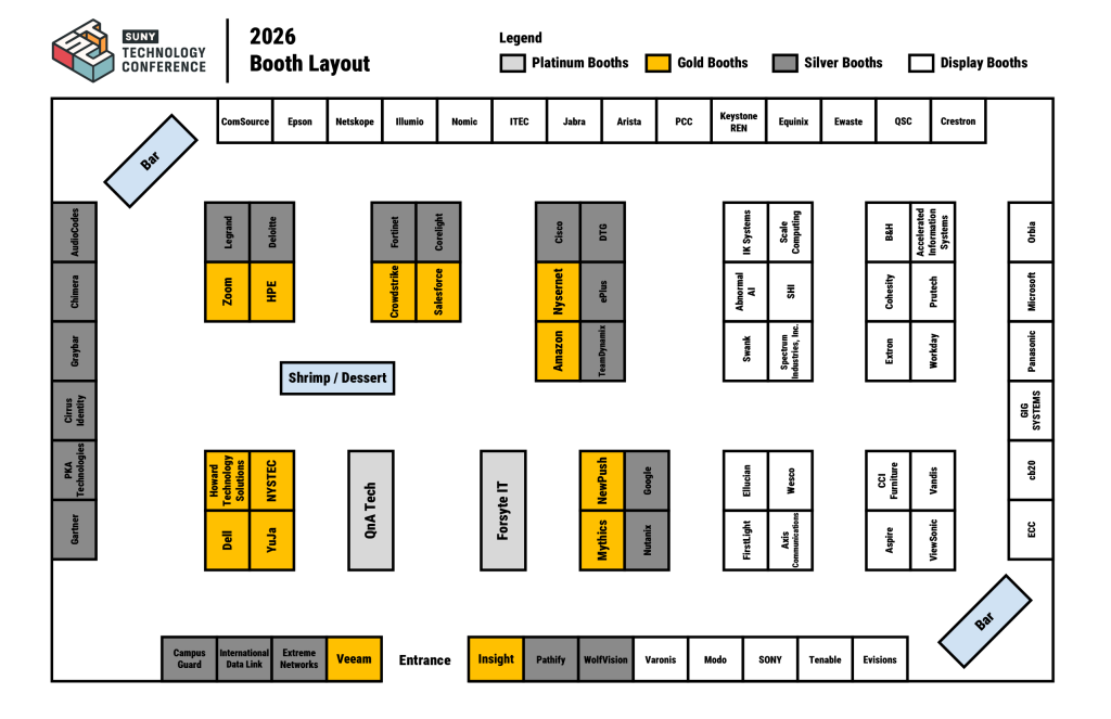 2026 STC Booth Layout